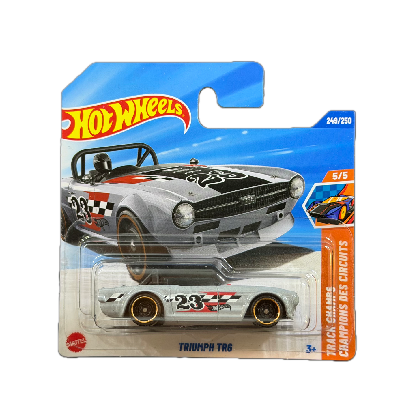 Hot Wheels 2025 - Triumph TR6 (Treasure Hunt) - Track Champs - 5/5 (JBC34)