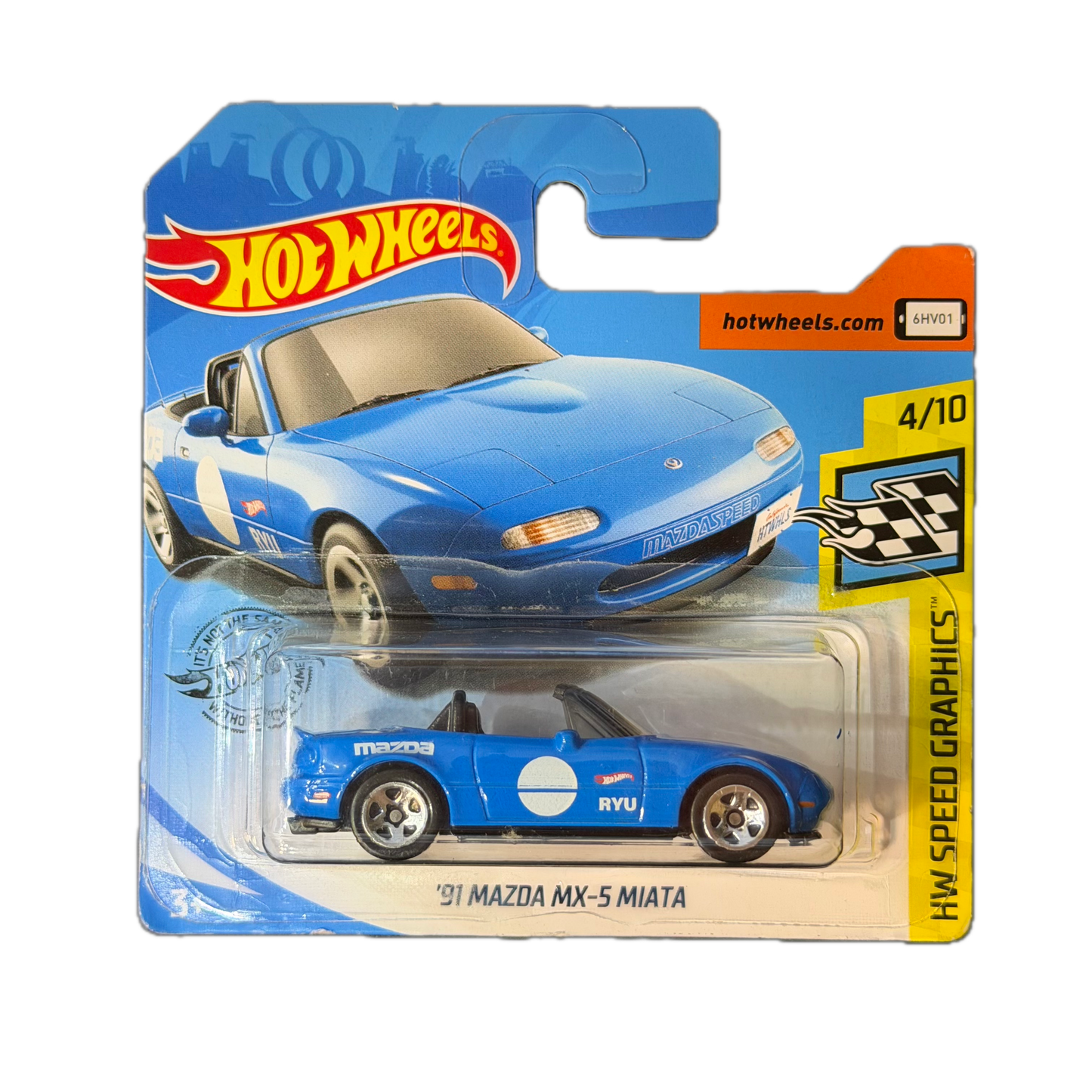 Hot Wheels 2018 - ´91 Mazda MX-5 Miata - HW Speed Graphics - 4/10 (FYB66) - MiniWheels