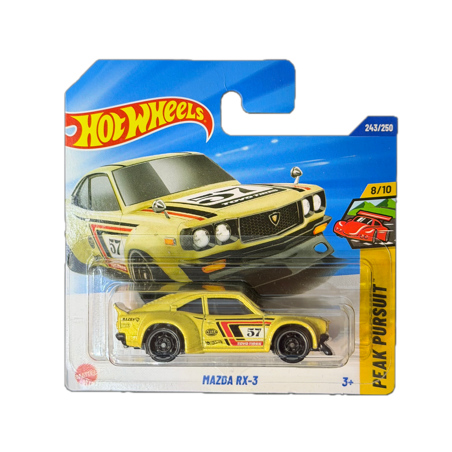Hot Wheels 2025 - Mazda RX-3 - Peak Pursuit - 8/10 (JBB47) - MiniWheels