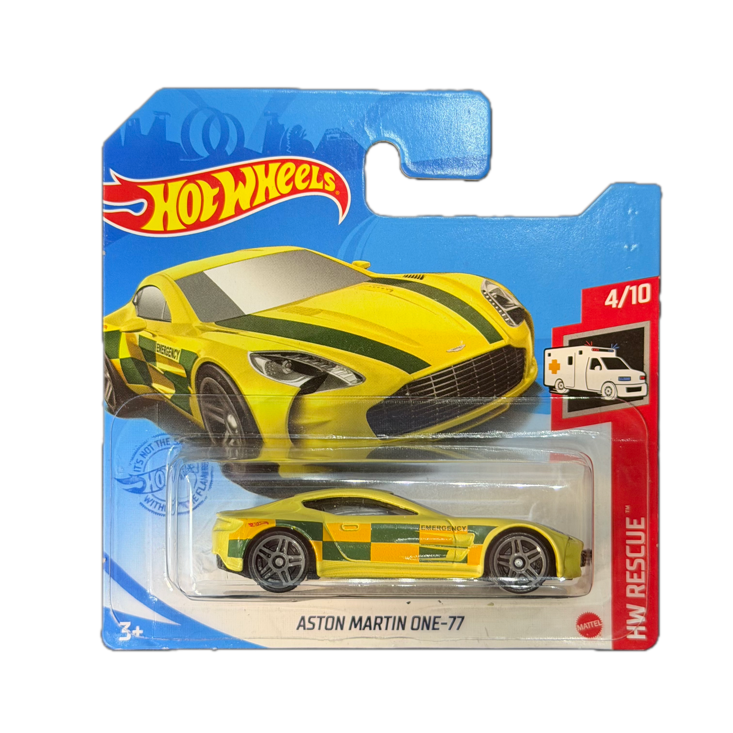 Hot Wheels 2021 - Aston Martin ONE-77 - HW Rescue - 4/10 (GTB13) - MiniWheels