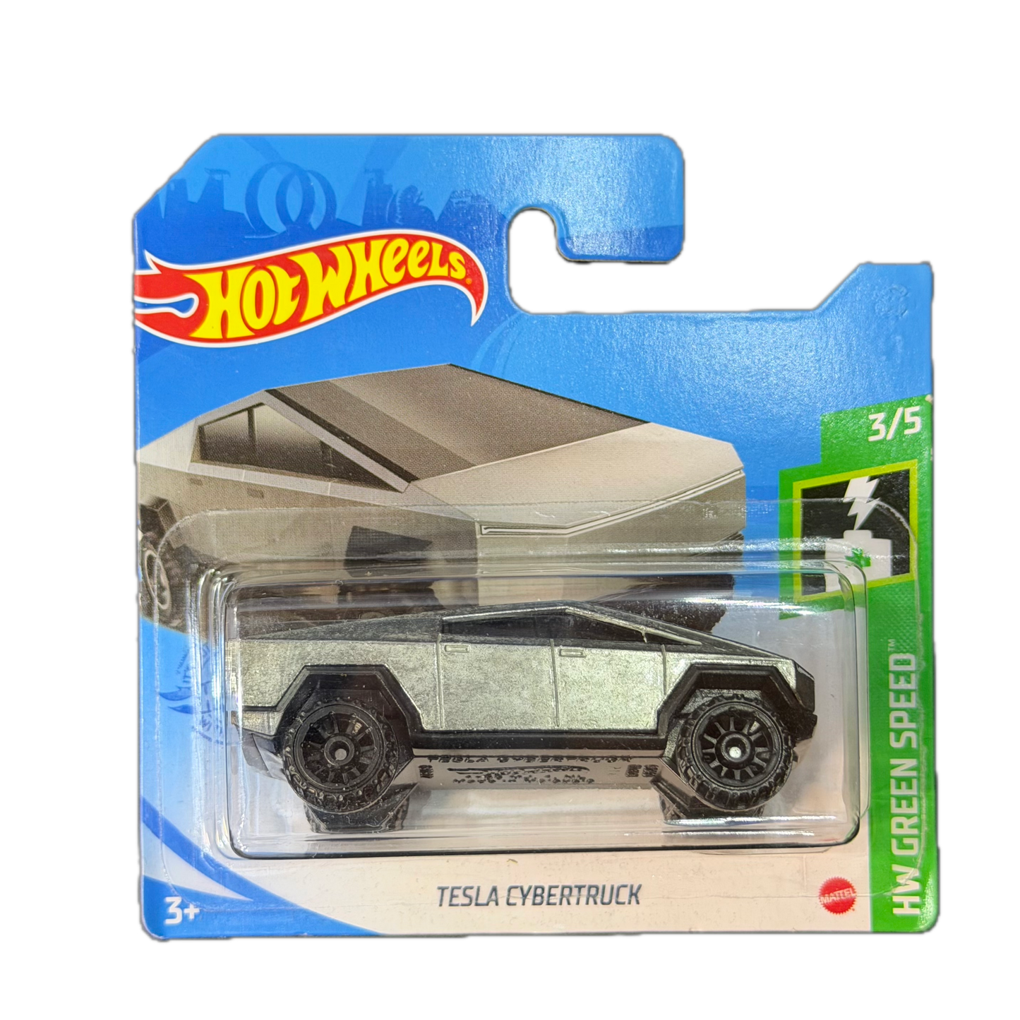 Hot Wheels 2021 - Tesla Cybertruck - HW Green Speed - 3/5 (GTB22)