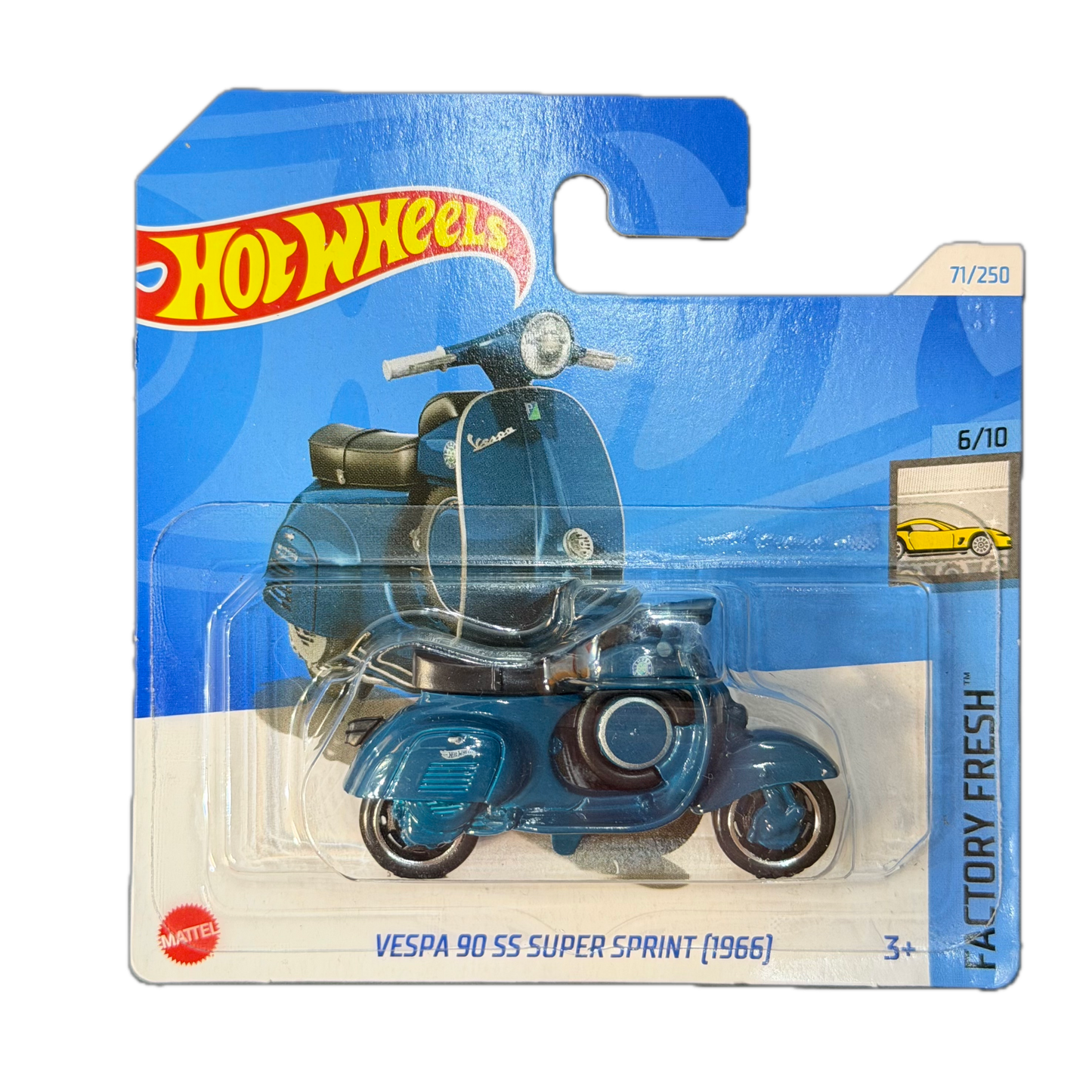 Hot Wheels 2024 - Vespa 90 SS Super Sprint 1966 - Factory Fresh - 6/10 (HTD23)