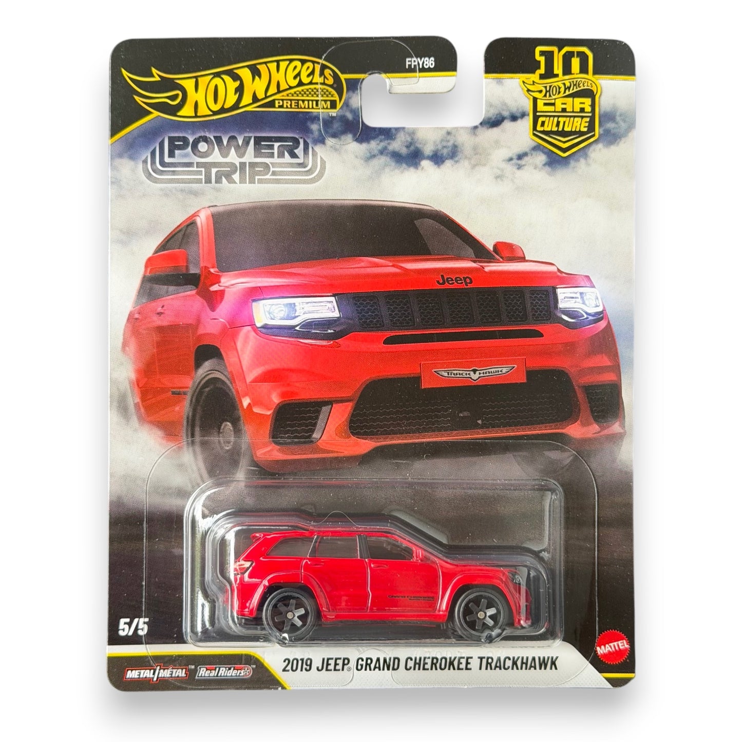 Hot Wheels Premium - 2019 Jeep Grand Cherokee Trackhawk - Power Trip 5/5 (JKF28)