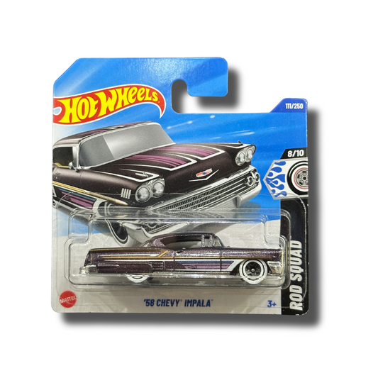 Hot Wheels 2025 - ´58 Chevy Impala - Rod Squad- 8/10 (HYX38)