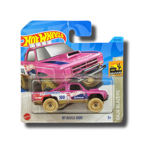 Hot Wheels 2023 - ´87 Dodge D100 - Baja Blazers - 1/10 (HKG73)