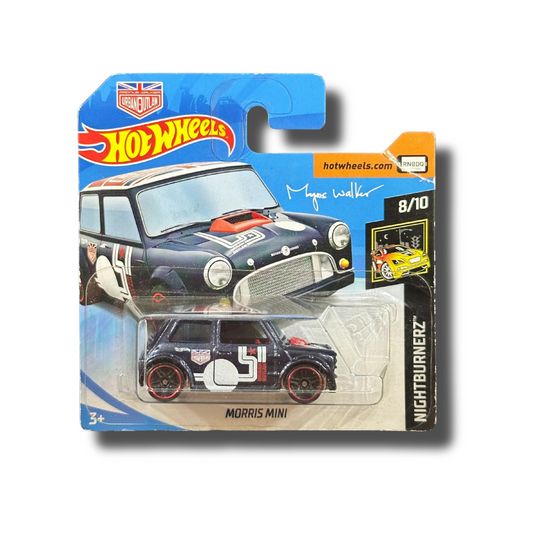 Hot Wheels 2018 - MORRIS MINI - Nightburnerz - 8/10 (FJX71)