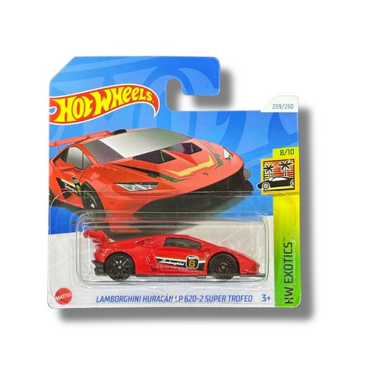 Hot Wheels 2024 - Lamborghini Huracan LP 620-2 Super Trofed - HW Exotics - 8/10