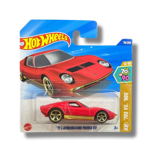 Hot Wheels 2025 - ´71 Lamborghini Miura SV - HW: 70s vs. 90s - 6/10