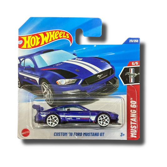 Hot Wheels 2025 - Custom ´18 Ford Mustang GT - Mustang 60th - 5/5 (HYY94)