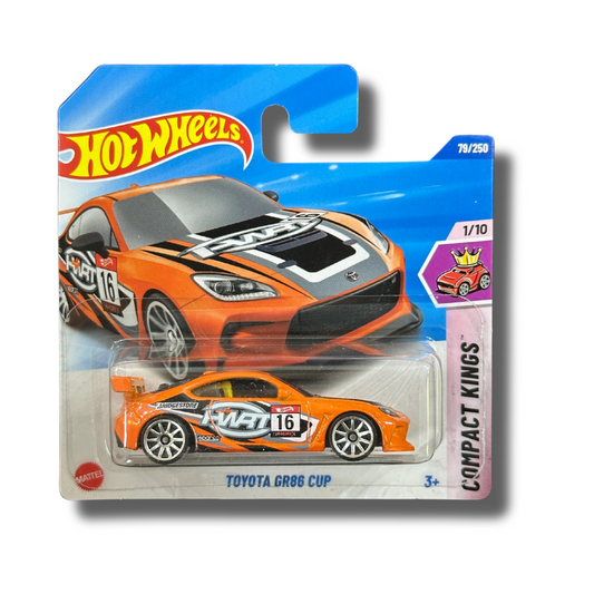 Hot Wheels 2025 - Toyota GR86 CUP - 1/10 - Compact Kings (HYX23)