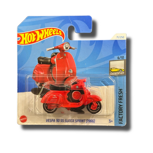 Hot Wheels 2024 - Vespa 90 SS Super Sprint 1966 - Factory Fresh - 6/10 (HRY52)