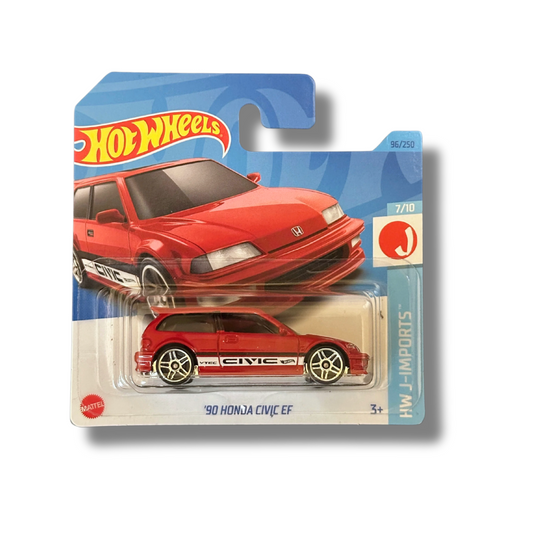 Hot Wheels 2023 - `90 Honda Civic EF - HW J-Imports - 7/10