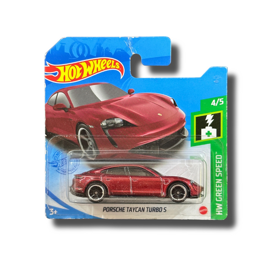 Hot Wheels 2021 - Porsche Taycan Turbo S - HW Green Speed - 4/5 (GTB23)