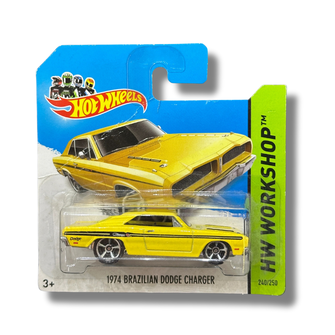 Hot Wheels 2014 - 1974 Brazilian Dodge Charger - HW Workshop - 240/250