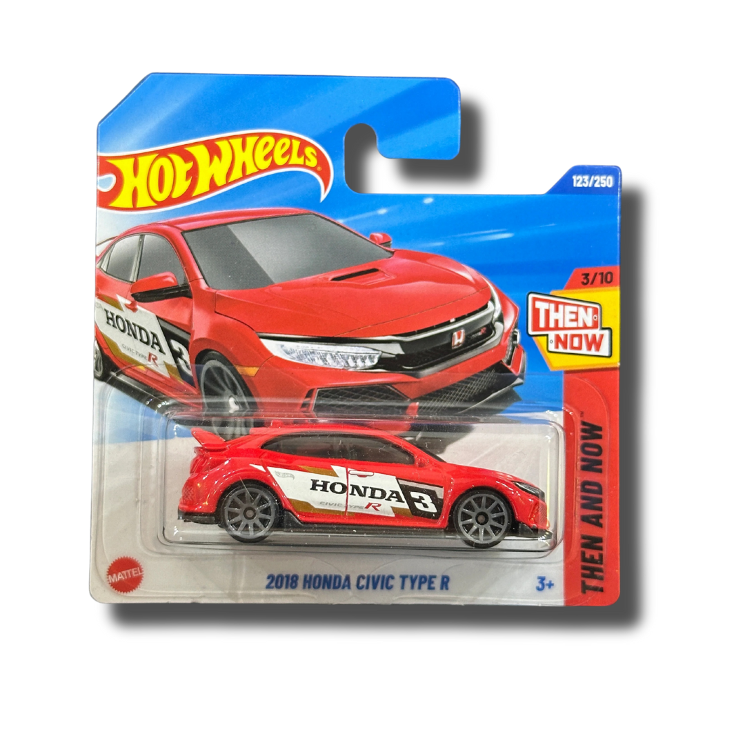 Hot Wheels 2025 - 2018 Honda Civic Type R - Then and Now - 3/10 (HYY64)
