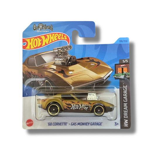 Hot Wheels 2023 - Chevrolet `68 Corvette Gas Monkey - HW Dream Garage - 5/5