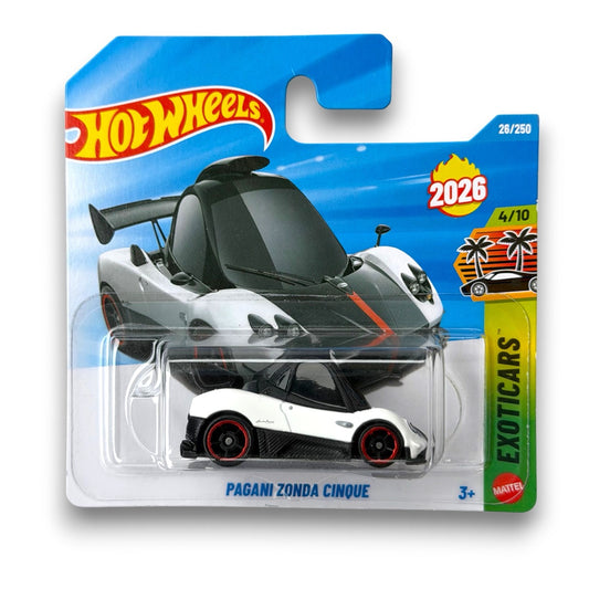 Hot Wheels 2026 - Pagani Zonda Cinque - Exoticars - 4/10 (JJH34)