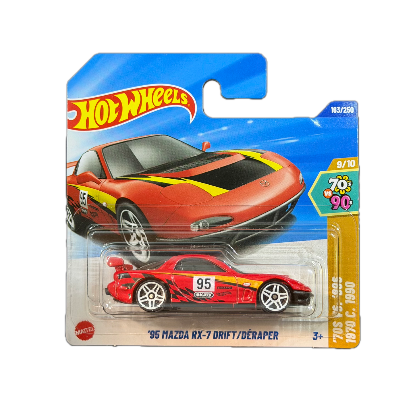 Hot Wheels 2025 - ´95 Mazda RX-7 Drift - HW 70s vs. 90s - 9/10 (JBB57) - MiniWheels