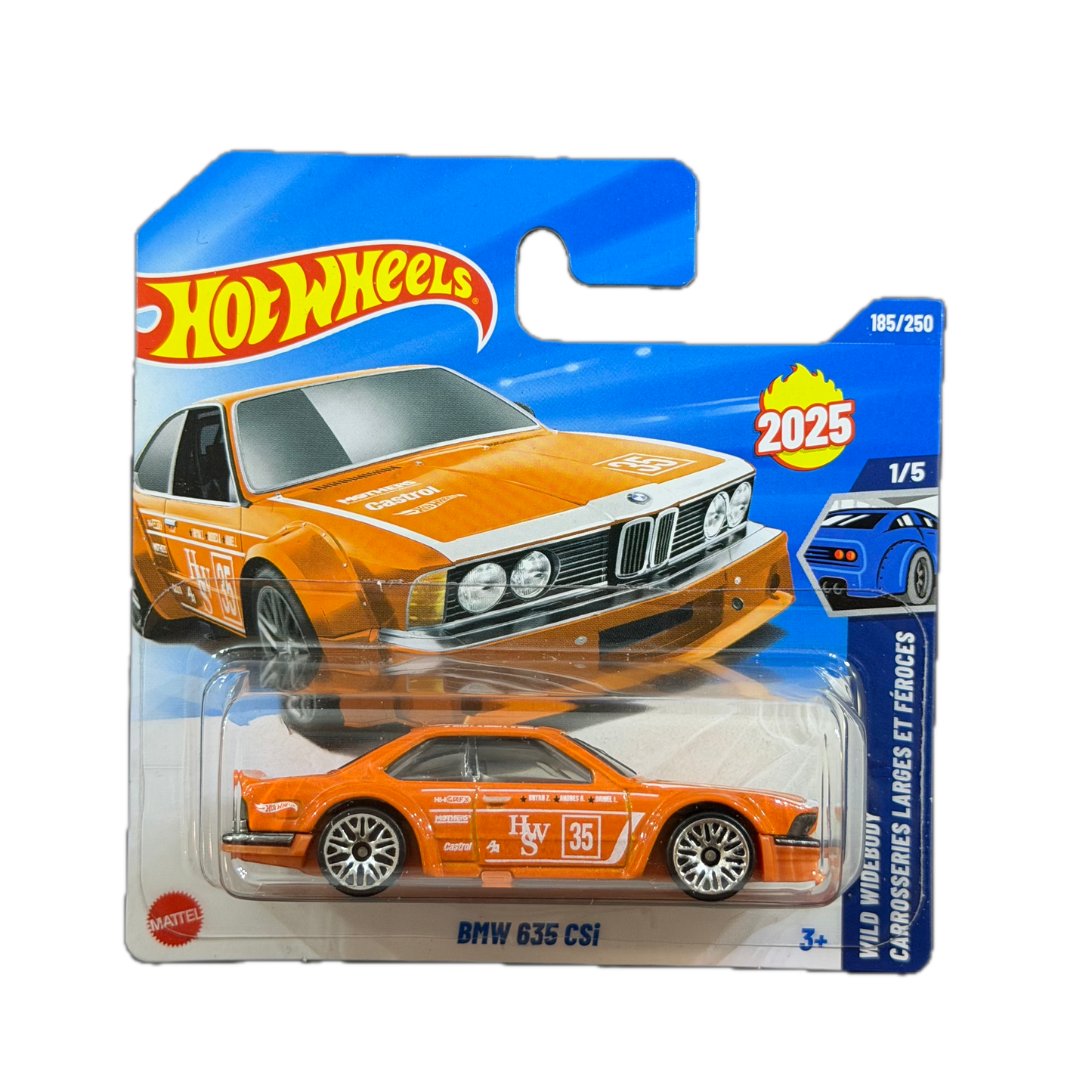 Hot Wheels 2025 - BMW 635 CSi - Wild Widebody - 1/5 (JBB84) - MiniWheels
