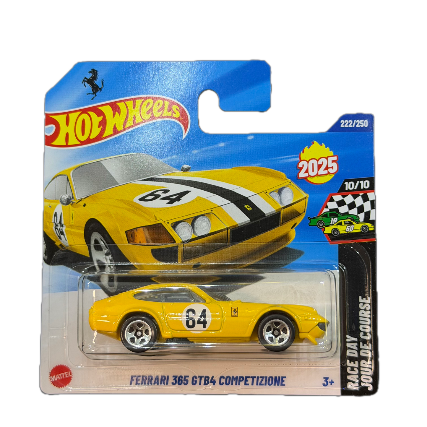Hot Wheels 2025 - Ferrari 365 GTB4 Competizione - Race Day - 10/10 (JBC19) - MiniWheels