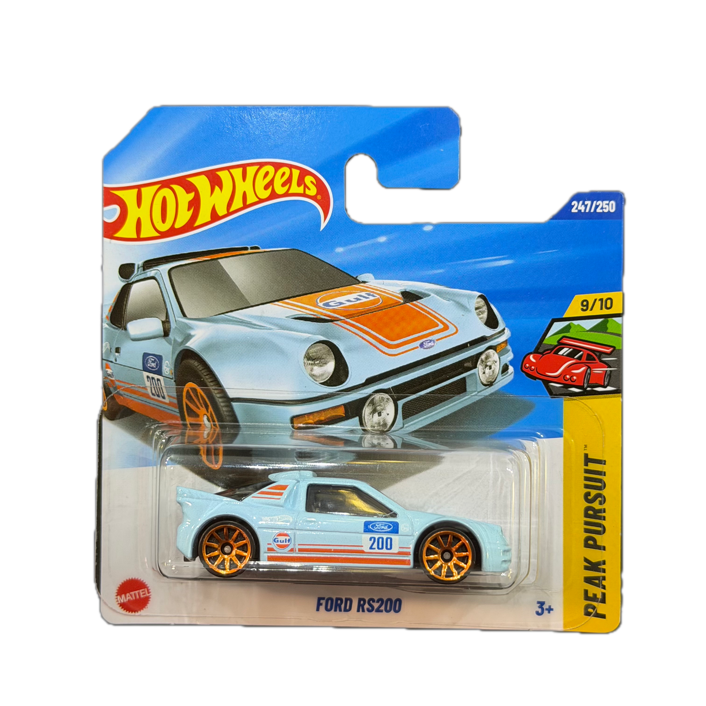 Hot Wheels 2025 - Ford RS200 - Peak Pursuit - 9/10 (JBB49) - MiniWheels