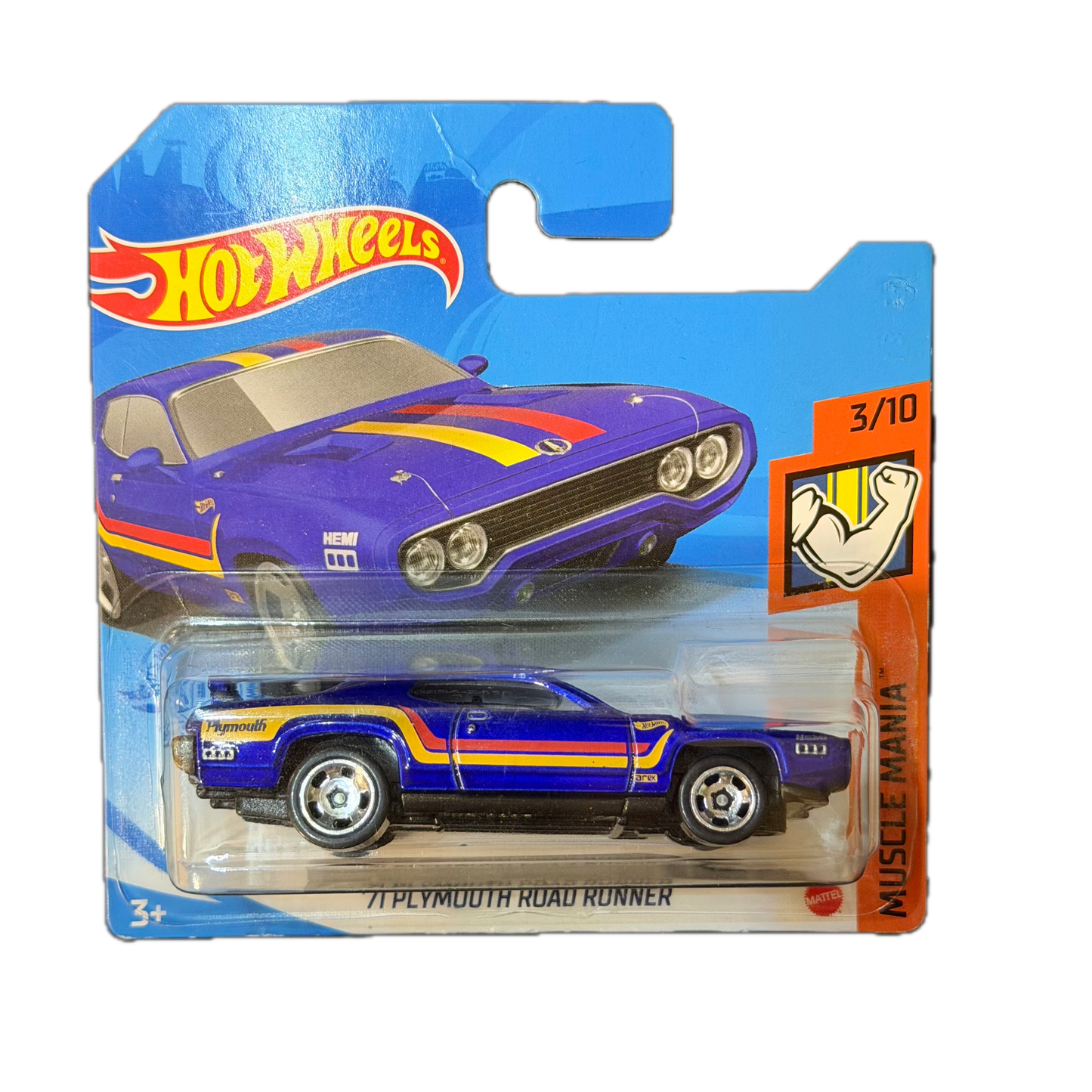 Hot Wheels 2021 - ´71 Plymouth Road Runner - Muscle Mania - 3/10 (GTB42) - MiniWheels