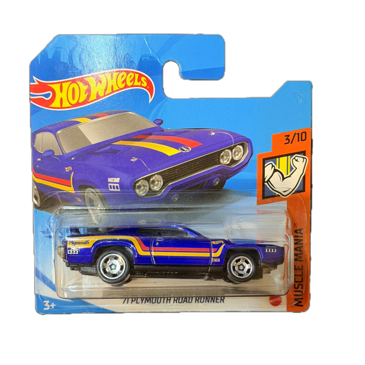 Hot Wheels 2021 - ´71 Plymouth Road Runner - Muscle Mania - 3/10 (GTB42) - MiniWheels