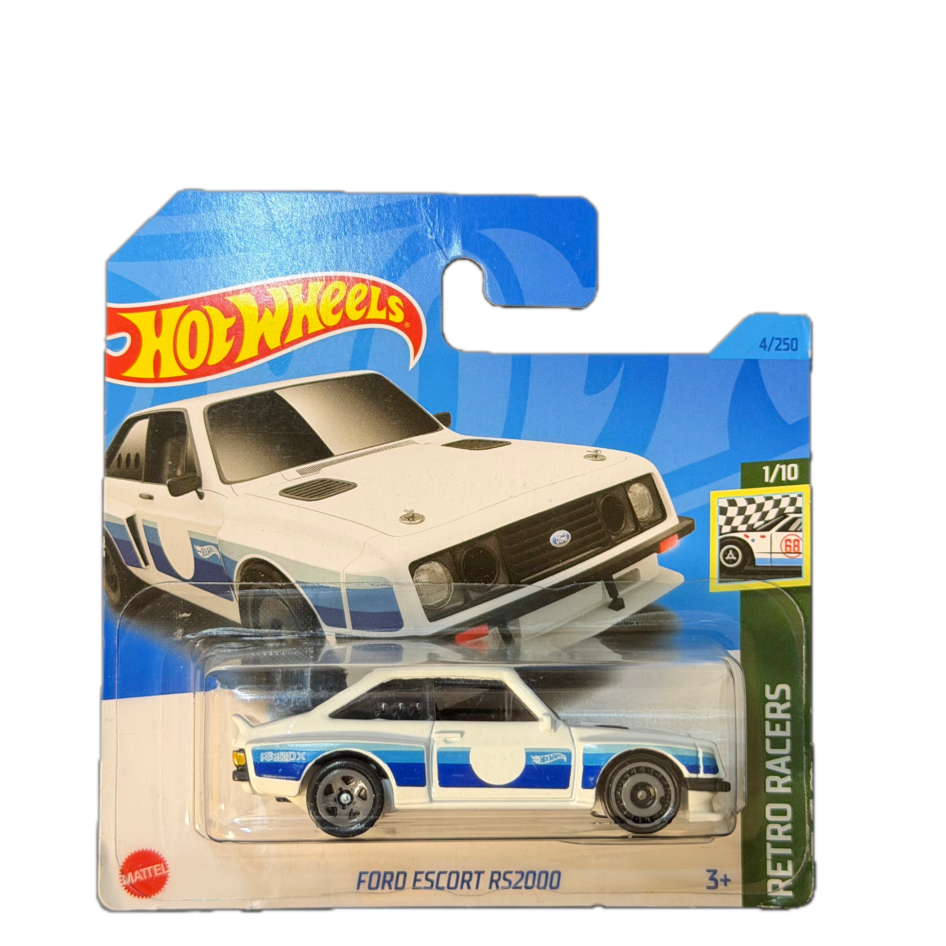 Hot Wheels 2023 - Ford Escort RS2000 - Retro Racers - 1/10 (HKG25) - MiniWheels
