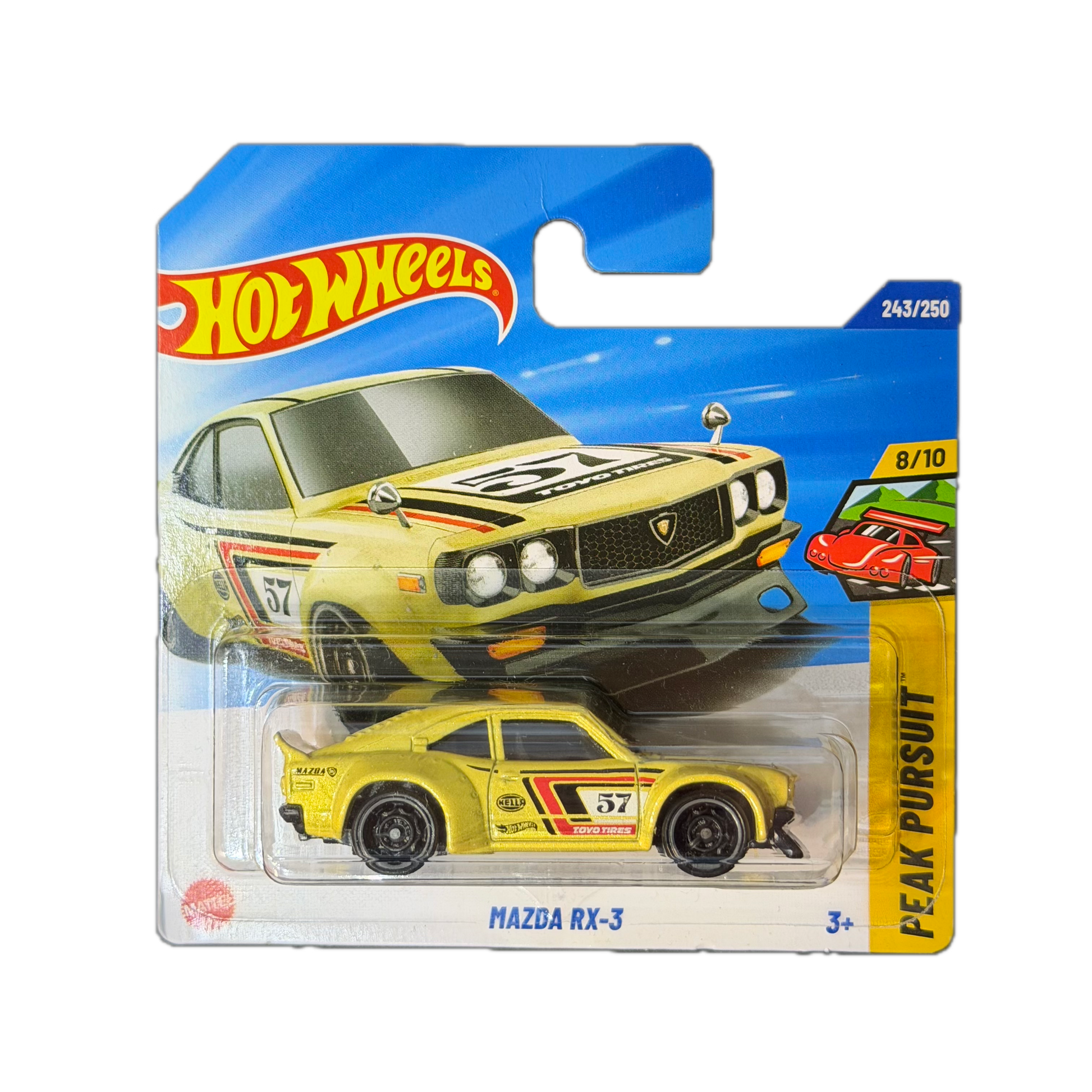 Hot Wheels 2025 - Mazda RX-3 - Peak Pursuit - 8/10 (JBB47) - MiniWheels