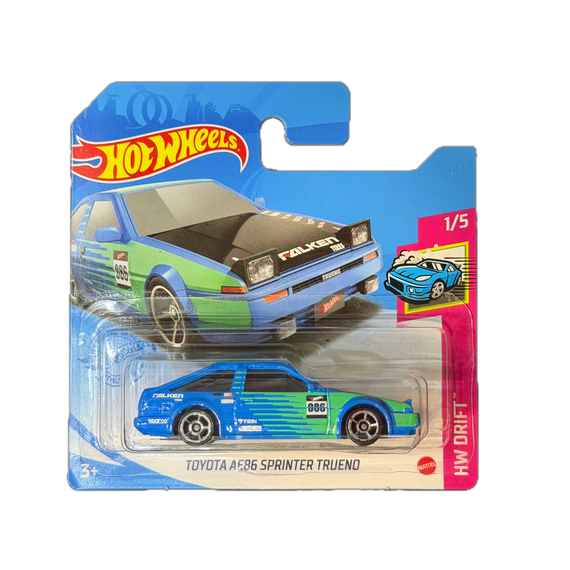 Hot Wheels 2021 - Toyota AE86 Sprinter Trueno - 1/5 - HW Drift (GTB26) - MiniWheels