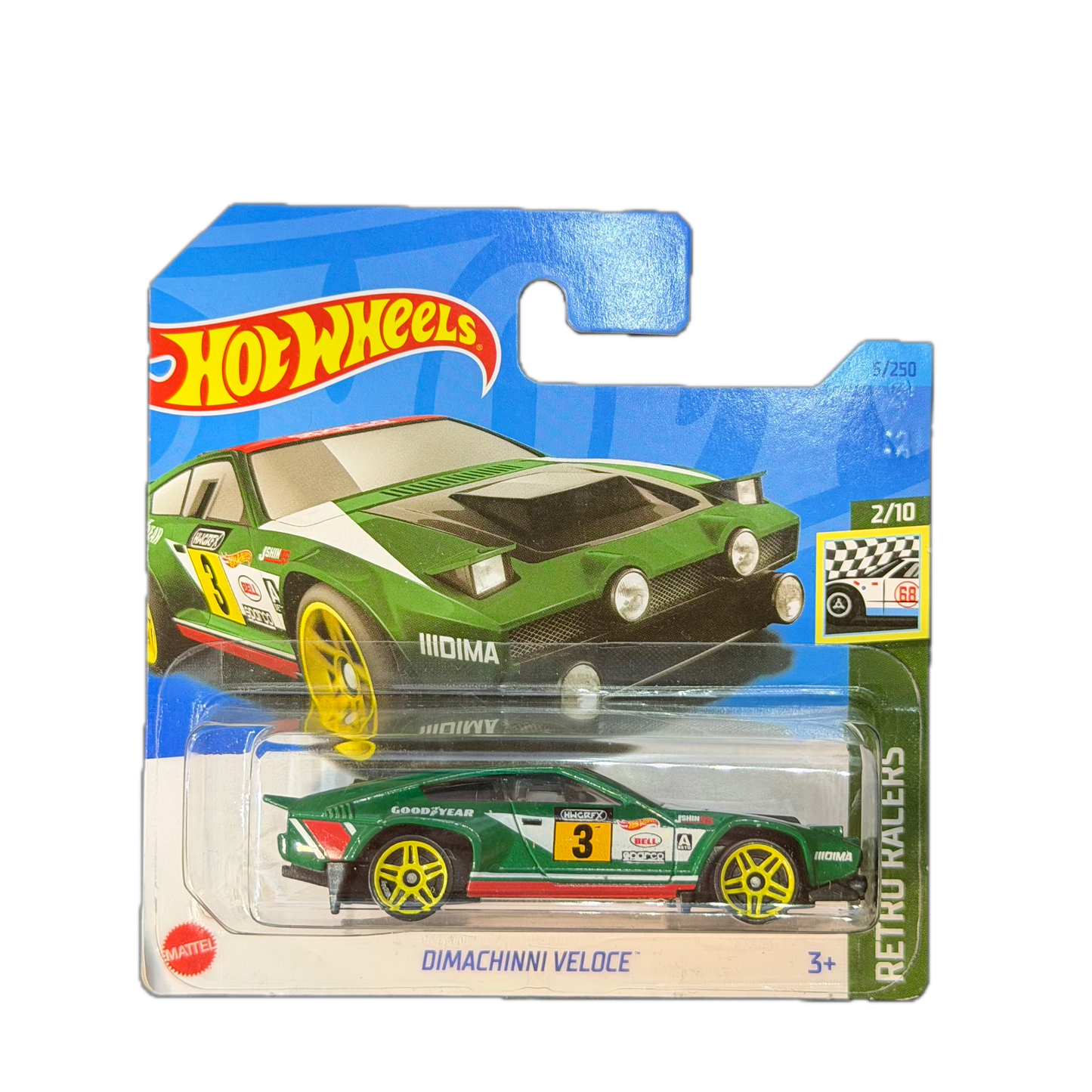 Hot Wheels 2023 - Dimachinni Veloce - Retro Racers - 2/10 (HKH03)