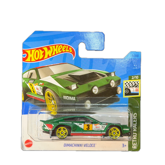 Hot Wheels 2023 - Dimachinni Veloce - Retro Racers - 2/10 (HKH03)