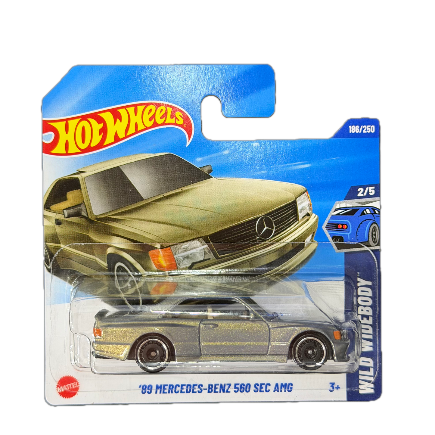Hot Wheels 2025 - `89 Mercedes-Benz 560 SEC AMG - Wild Widebody - 2/5 (JBB11)