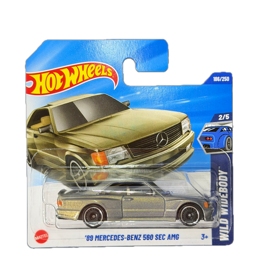 Hot Wheels 2025 - `89 Mercedes-Benz 560 SEC AMG - Wild Widebody - 2/5 (JBB11)