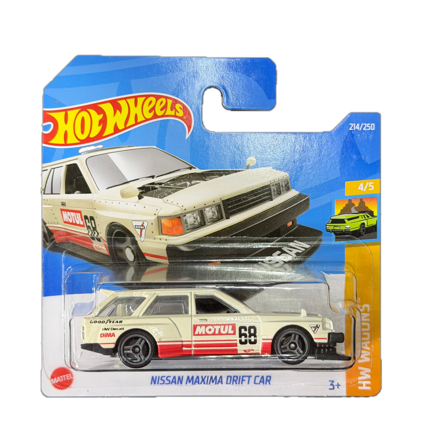 Hot Wheels 2022 - Nissan Maxima Drift Car - HW Wagons - 4/5 (HCT17)