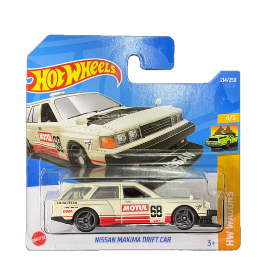Hot Wheels 2022 - Nissan Maxima Drift Car - HW Wagons - 4/5 (HCT17)