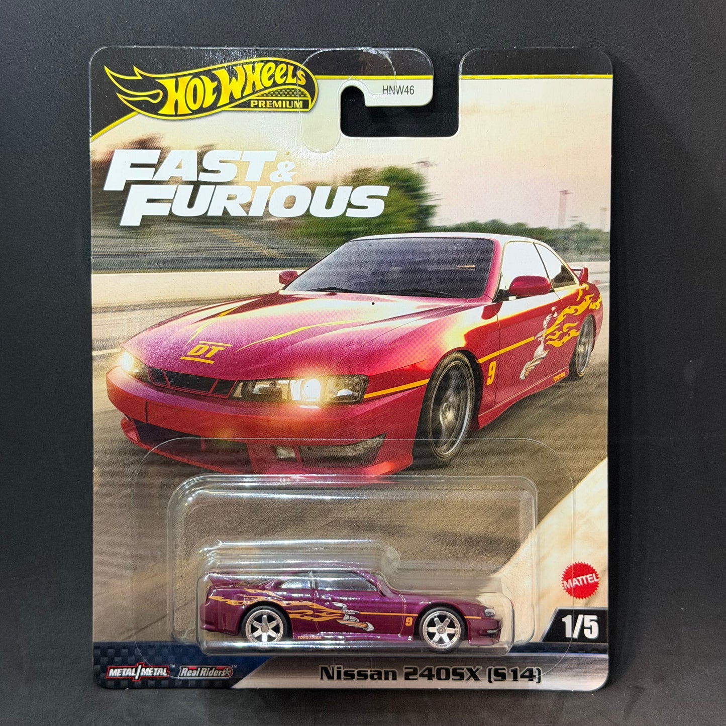 Hot Wheels Premium - Nissan 240SX (S14) - Fast & Furious - 1/5 (JBL99)