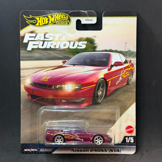 Hot Wheels Premium - Nissan 240SX (S14) - Fast & Furious - 1/5 (JBL99)
