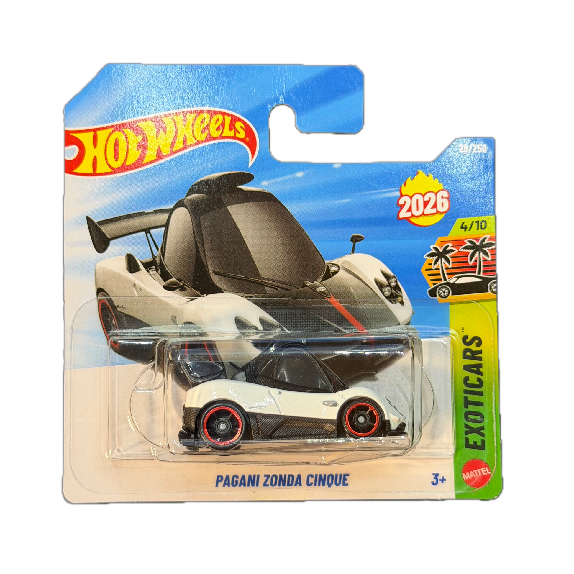 Hot Wheels 2026 - Pagani Zonda Cinque - Exoticars - 4/10 (JJH34)