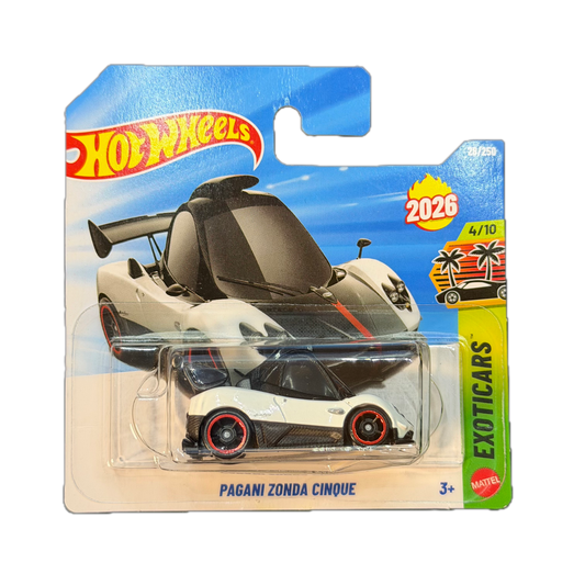 Hot Wheels 2026 - Pagani Zonda Cinque - Exoticars - 4/10 (JJH34)