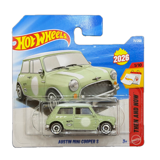 Hot Wheels 2026 - Austin Mini Cooper S - Then and Now - 1/10 (JJH39)