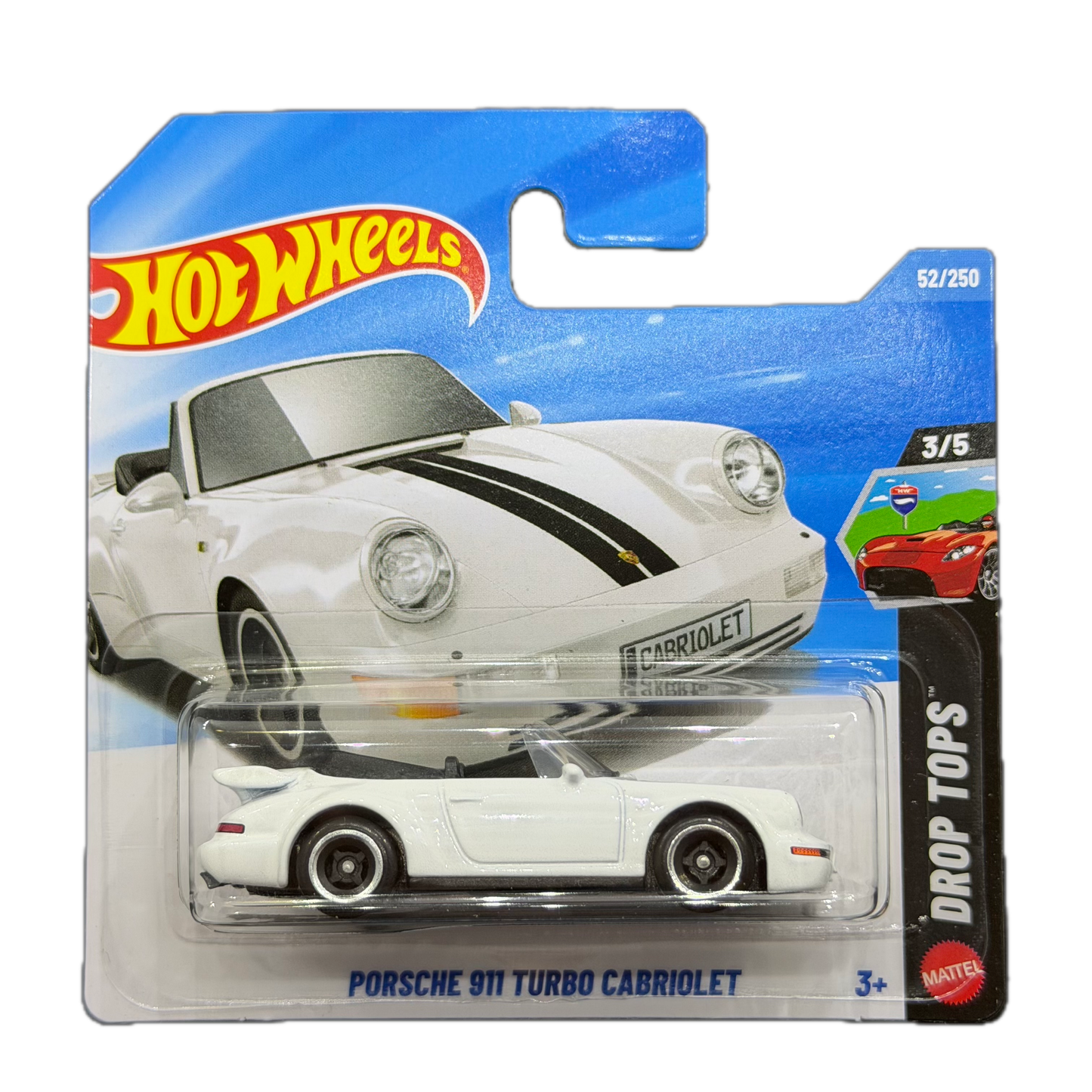 Hot Wheels 2026 - Porsche 911 Turbo Cabriolet - Drop Tops - 3/5 (JJJ22)