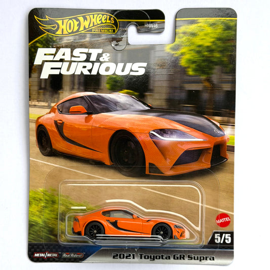 Hot Wheels Premium - 2021 Toyota GR Supra - Fast & Furious - 5/5 (JBM00)
