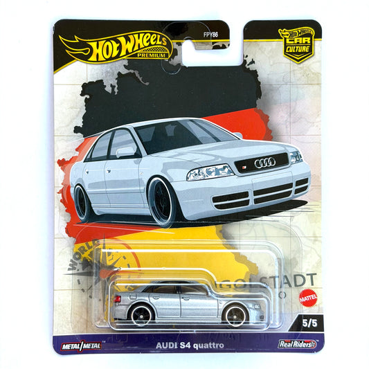Hot Wheels Premium - Audi S4 Quattro - Car Culture - 5/5 (HRV81)