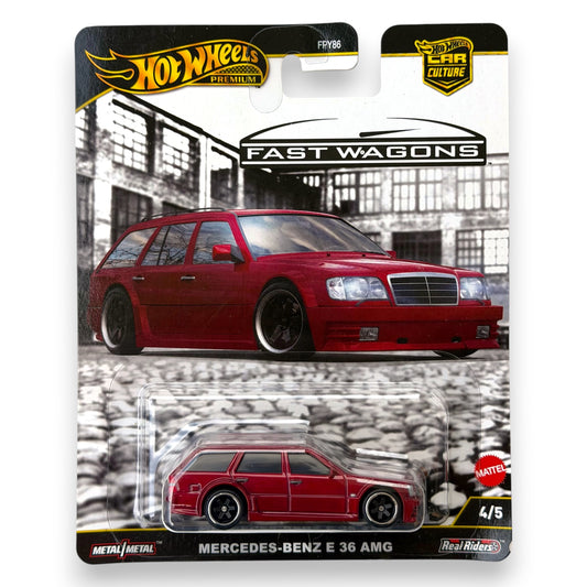 Hot Wheels Premium - Mercedes-Benz E36 AMG - Fast Wagons (JBK69)