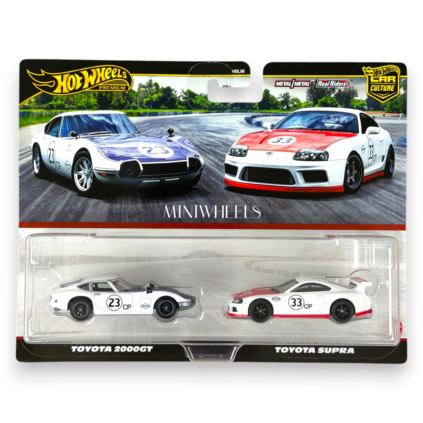 Hot Wheels Premium 2-Pack - Toyota 2000GT & Toyota Supra - (JBL03)