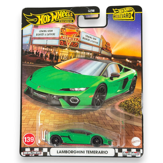 Hot Wheels Premium - Lamborghini Temerario - Boulevard #139 (JBL09)