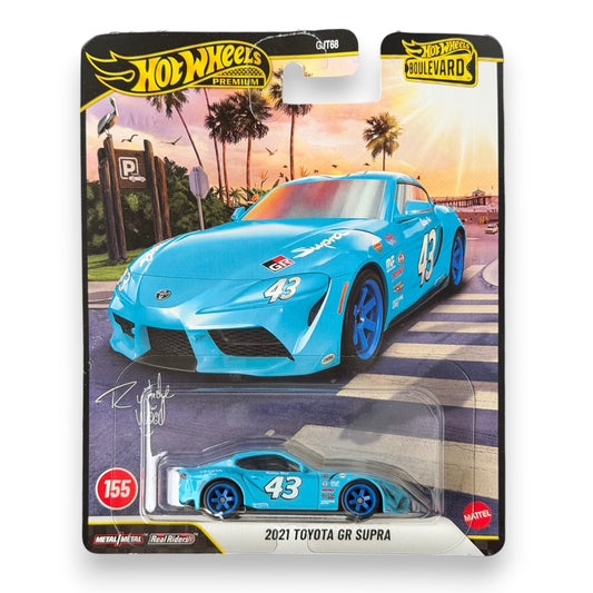 Hot Wheels Premium - 2021 Toyota GR Supra - Boulevard #155 (JHW34)
