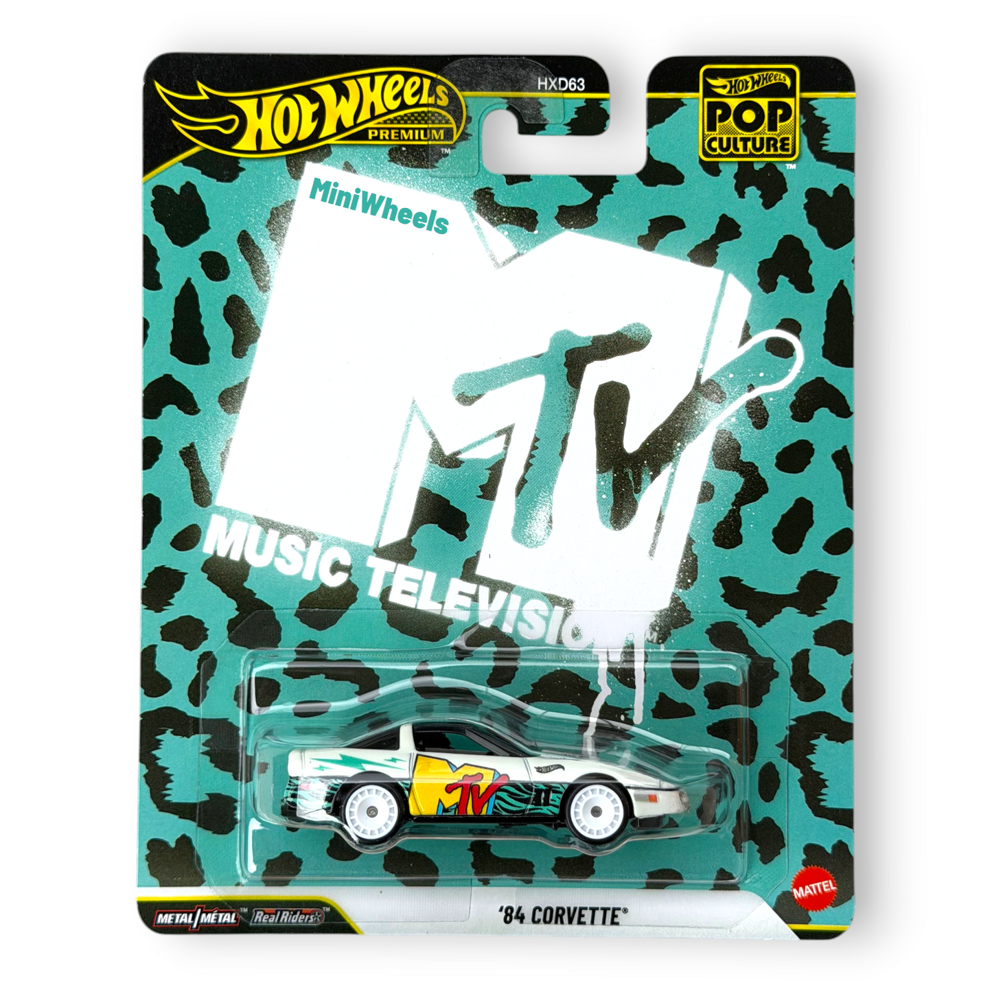Hot Wheels Premium - ´84 Corvette MTV - Pop Culture - (JHW93)