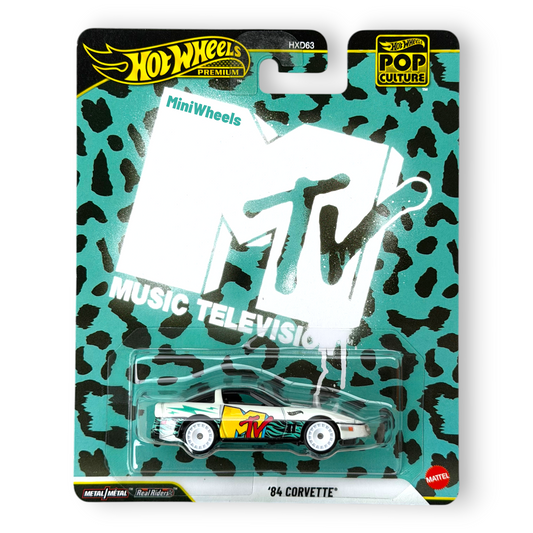 Hot Wheels Premium - ´84 Corvette MTV - Pop Culture - (JHW93)